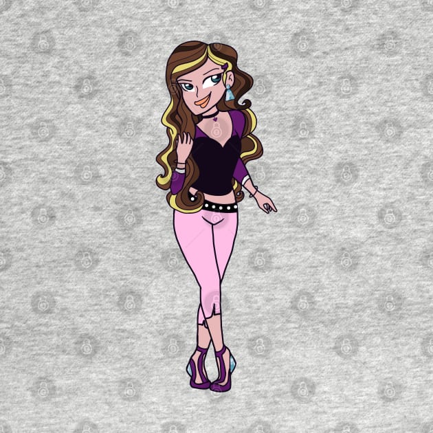 The Sassy Girls-Cute Sassy Girl Stylish For Kids & Teens by CreativeToonsTV